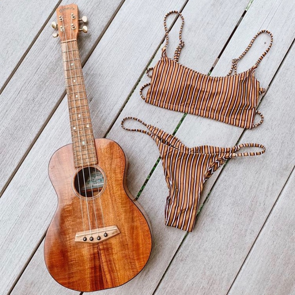 ❤️ Striped “Tan Lines” Bikini